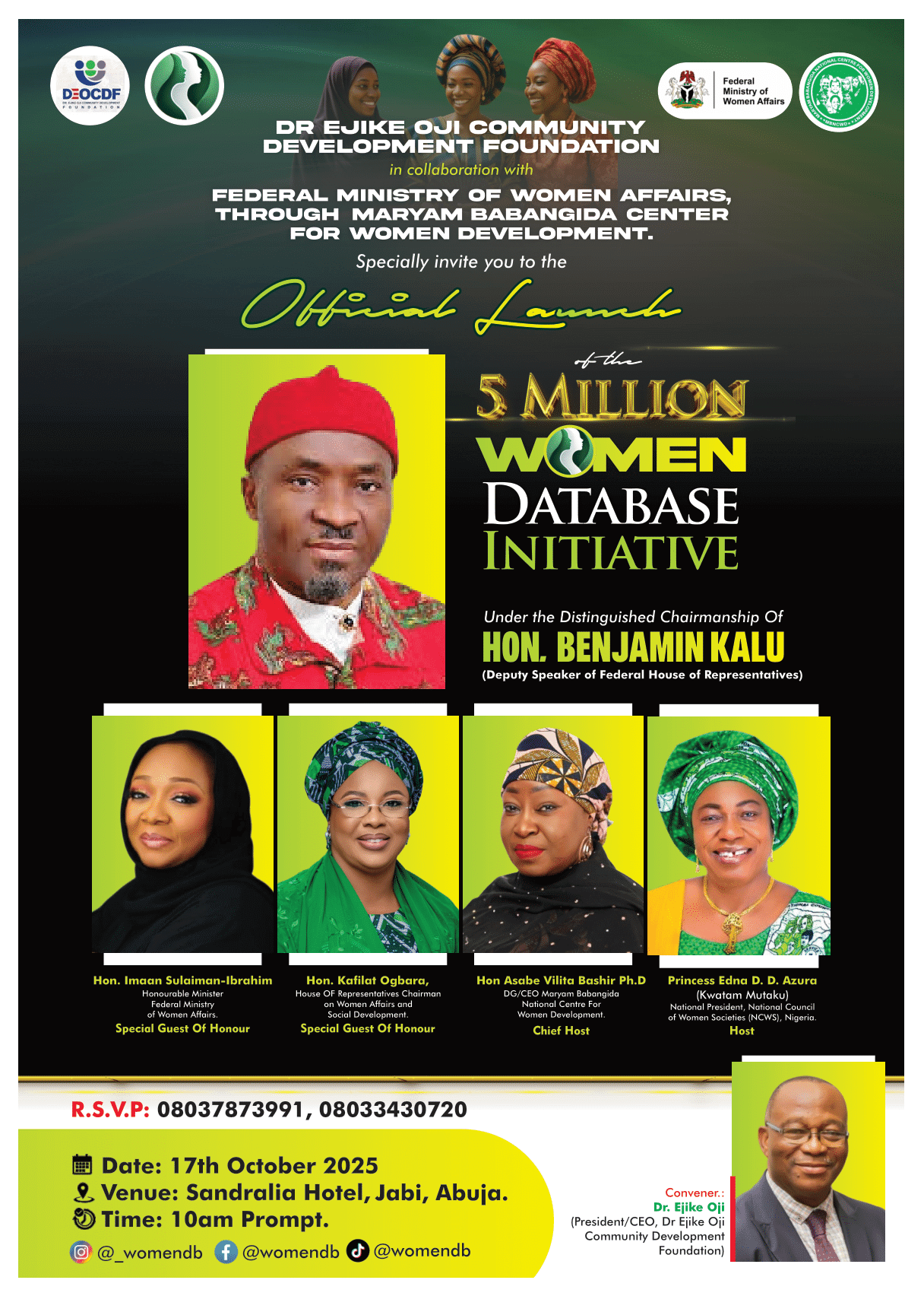 5 Million Women Database Initiative